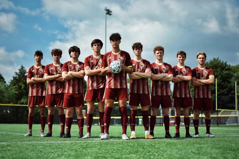 Parts of a college soccer squad.