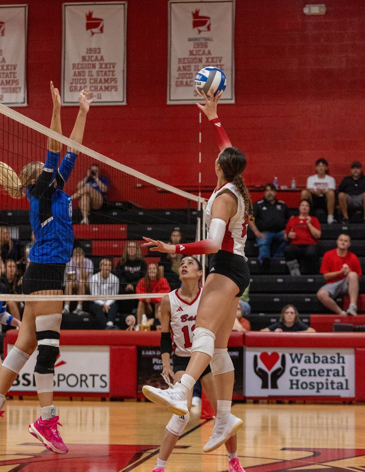 A graphic displays a male baseball player's recruiting profile.