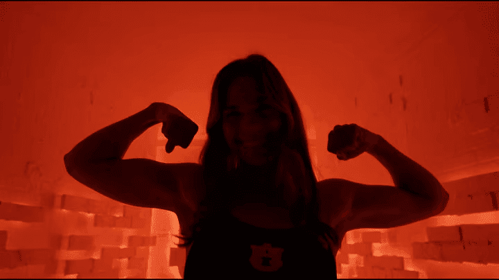 College swimming team at Long Island University