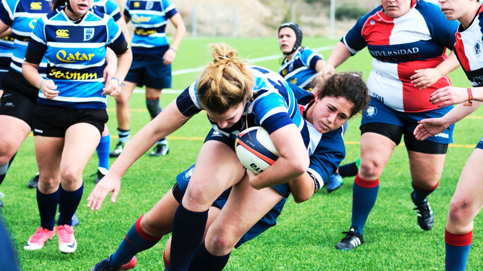 College Rugby athlete in action — U.S. college sports recruiting with Smarthlete.