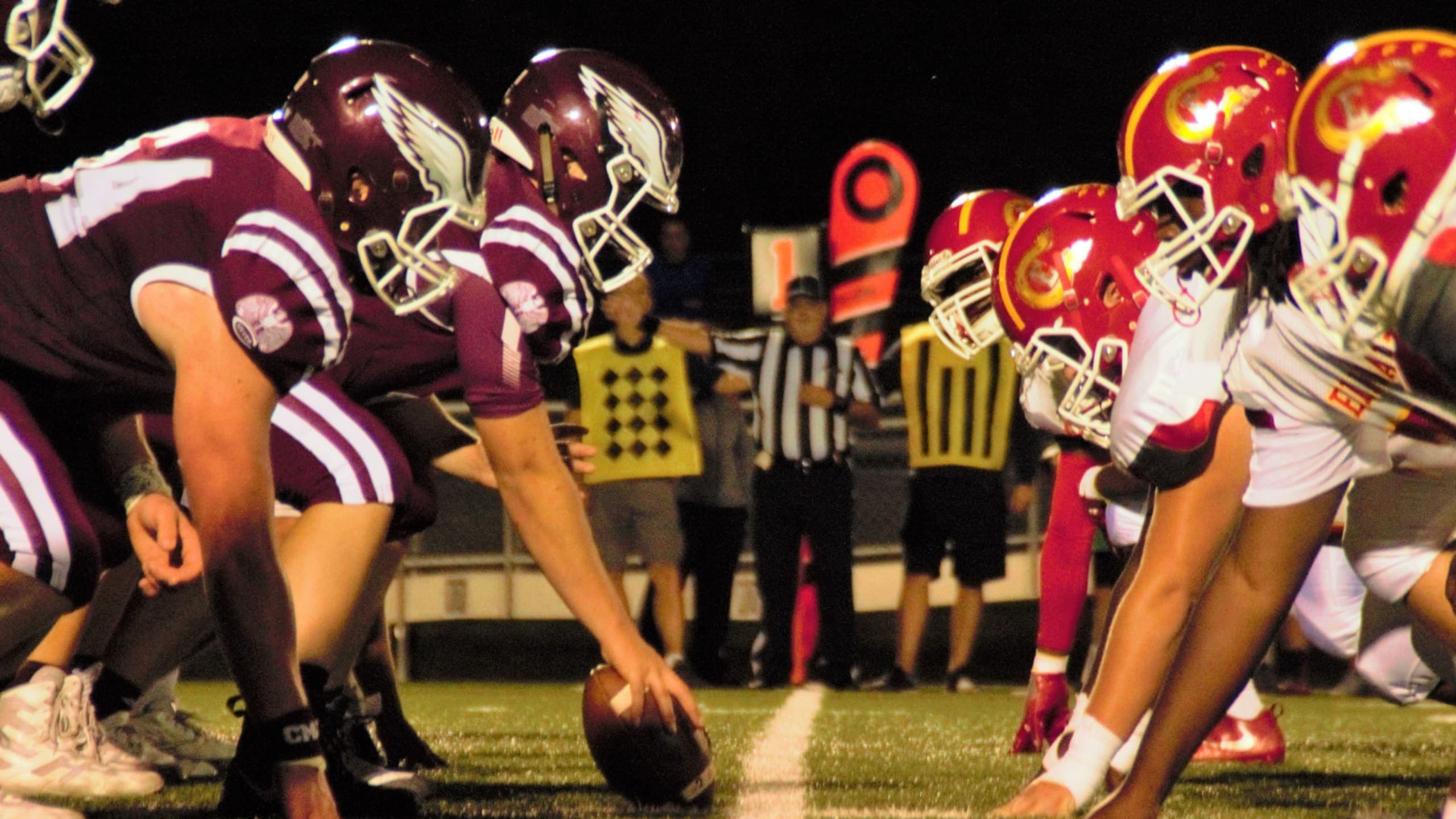College Football athlete in action — U.S. college sports recruiting with Smarthlete.